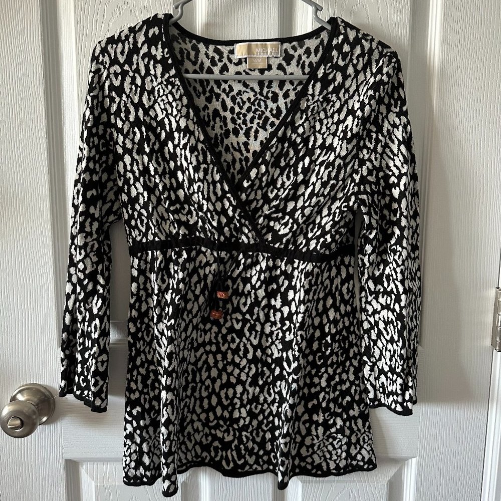 Michael Kors Leopard Print Top